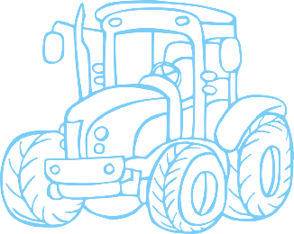 tractor-blued